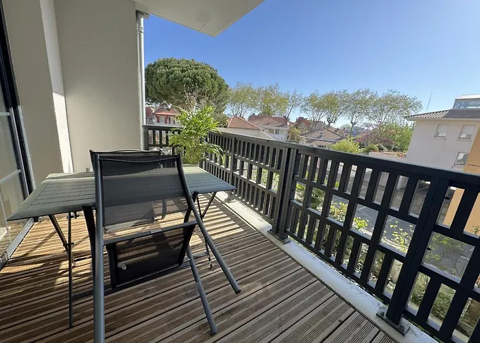 A Avec Terrasse, Proche Et Parking - Fr-1-474-268 Lägenhet Arcachon